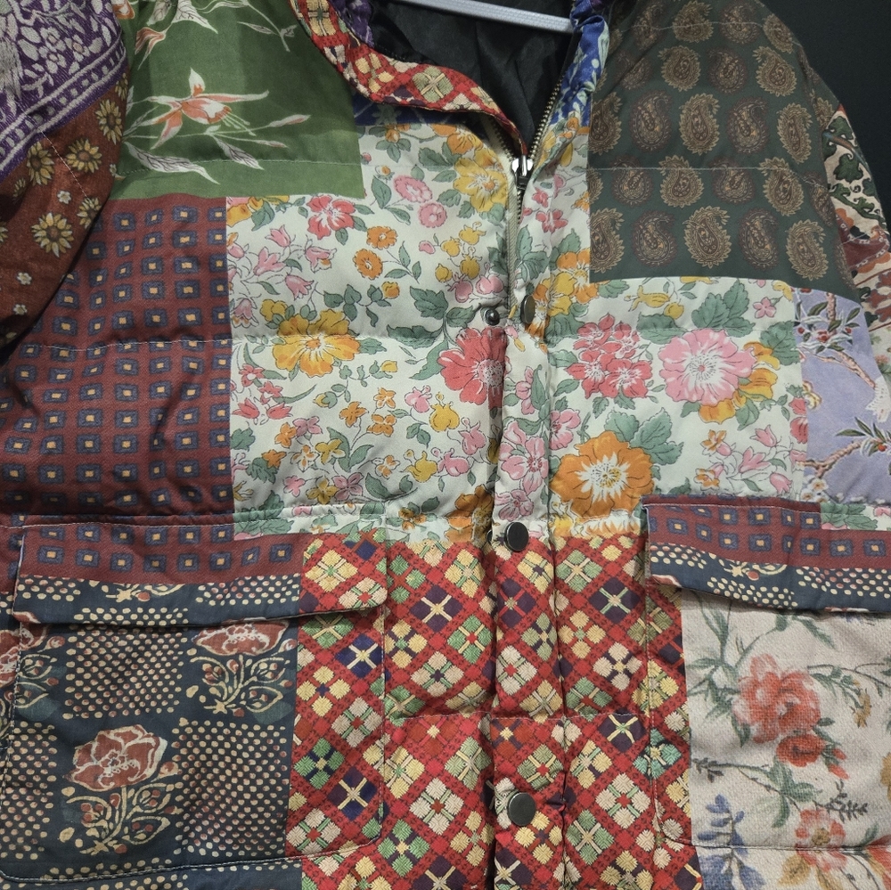 Eclectic Patchwork Multicolor Found Multi Print G… - image 4